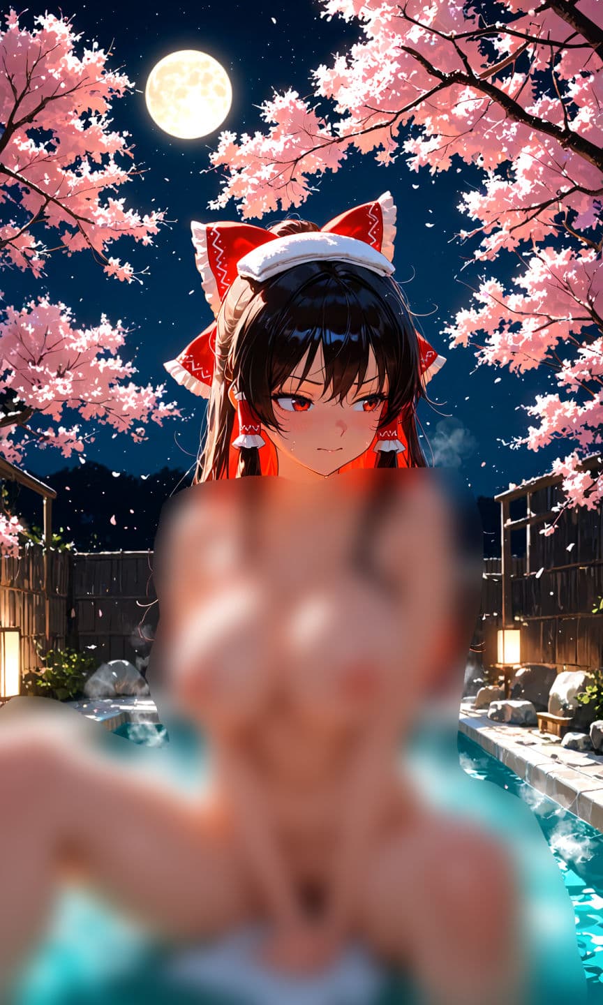 霊夢ちゃんのえっちな写真集vol.34〜春の雪の朝の風呂編〜 サンプル7