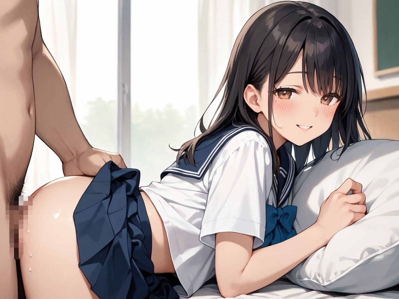 巨乳な委員長と放課後SEX5 サンプル7