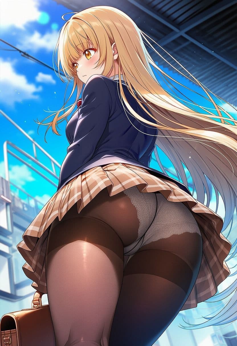 満員電車に乗るお隣の天使様 サンプル1