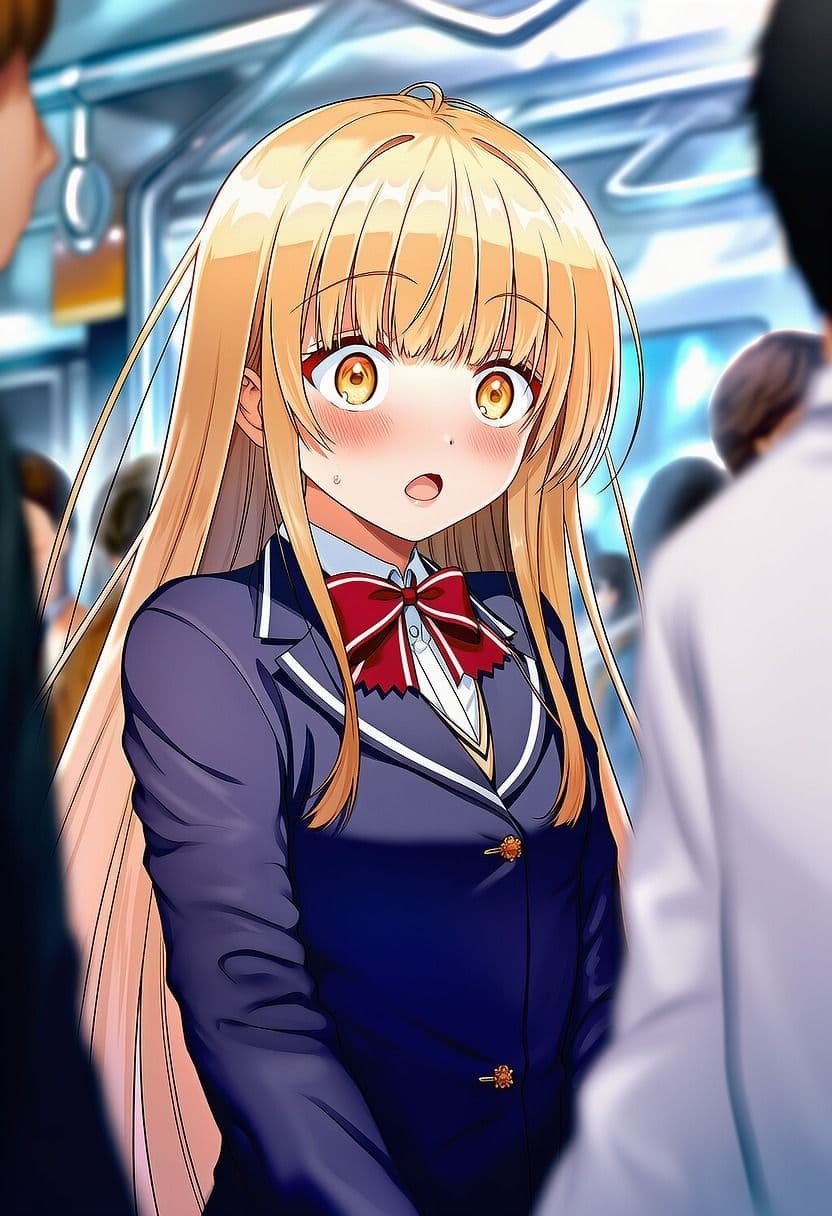 満員電車に乗るお隣の天使様 サンプル2