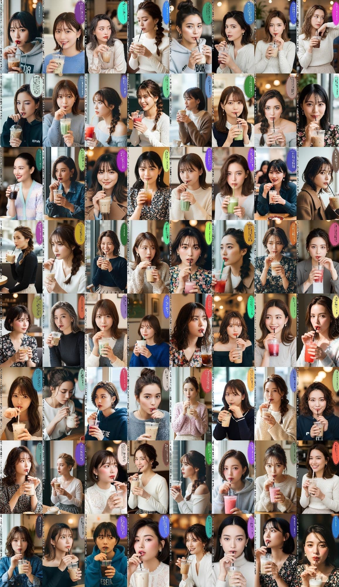 カフェ店員の隠し撮り写真 〜美人の唇とストロー〜 サンプル7