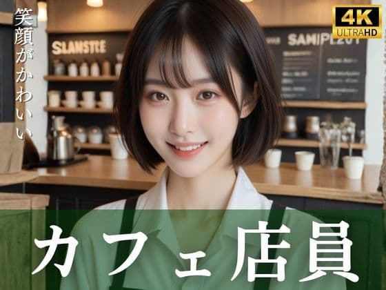 笑顔がかわいいカフェ店員