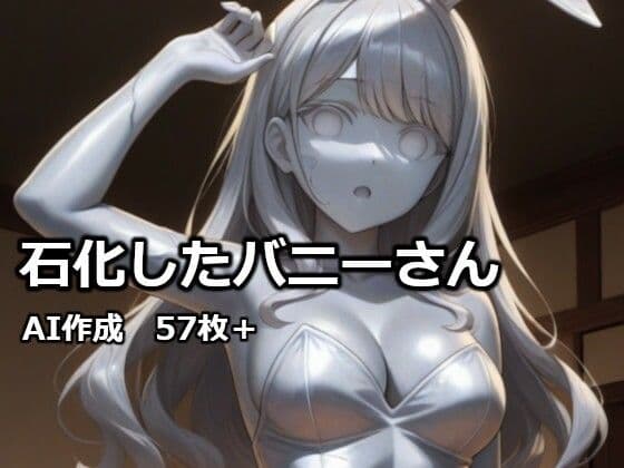 石化したバニーさん