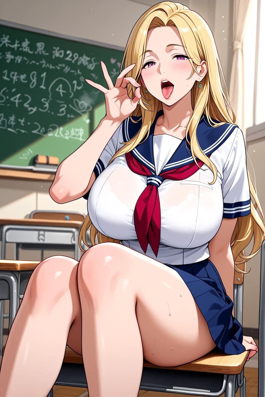 学校にて  At School サンプル1