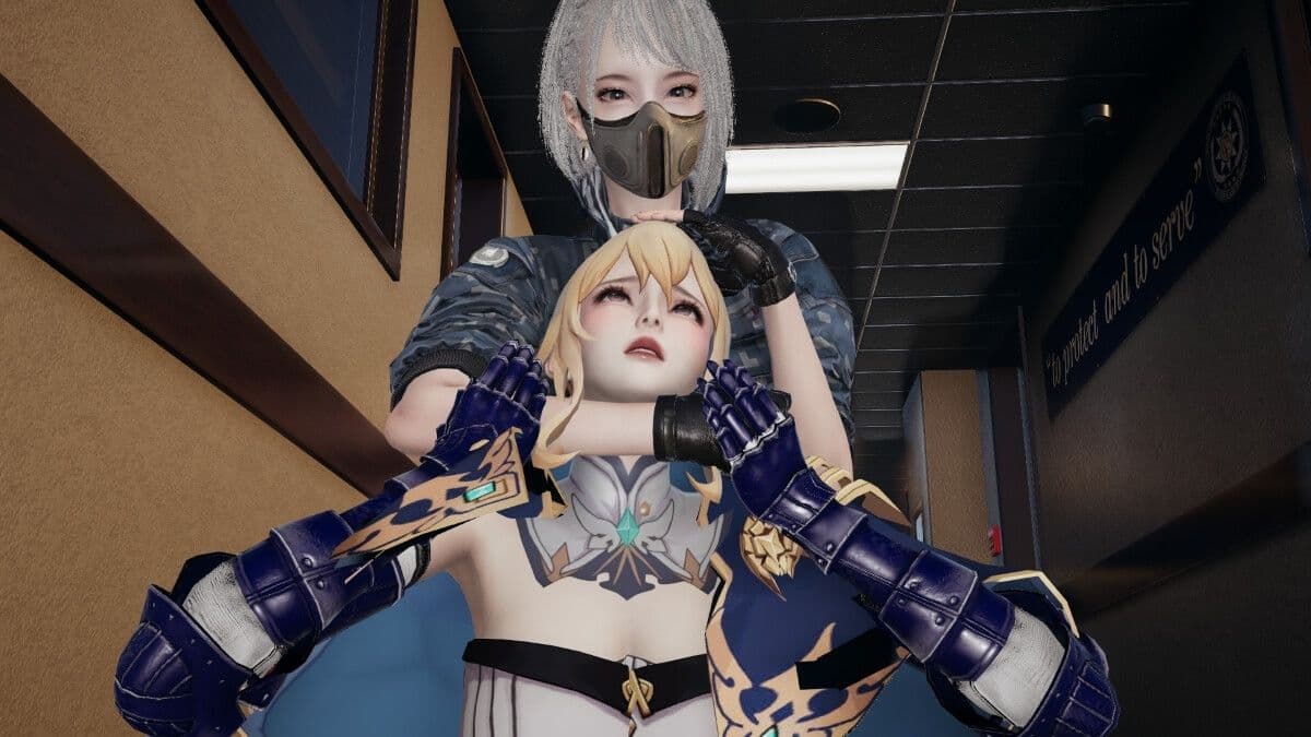 「〇神」ジ〇・グンヒルド＆リサの足箱搾〇 まとめ（全3話） サンプル2