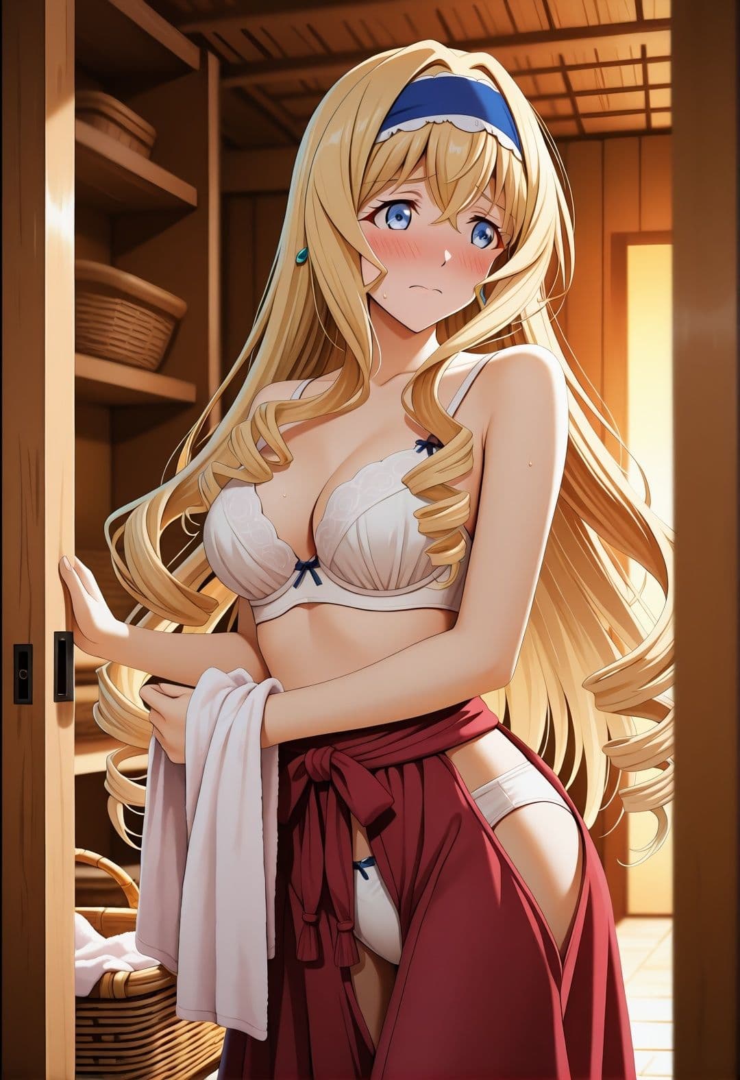 セ〇リア・オ〇コット温泉旅館パロディ 混浴凌●拘束エッチ複数プレイ巨乳金髪美女388枚CG集 サンプル1