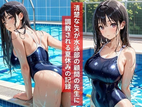 女子校生水泳部顧問と真夏のプールサイドで部活終わりの秘密の調教レッスン サンプル1