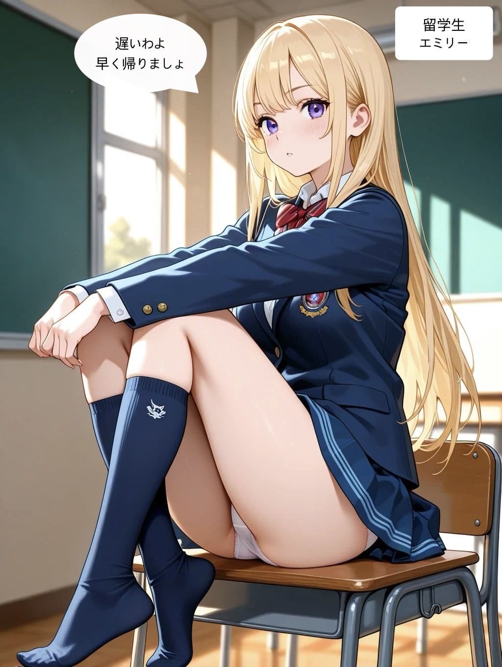 ホームステイ留学生 サンプル1