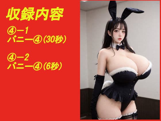 煩悩の引き出し AI動画集REAL4 ―爆乳バニー― サンプル4