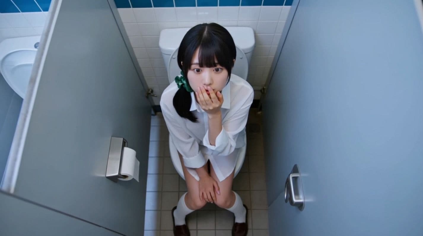 露出女子〇生の冒険4「修学旅行編」男子便器 サンプル6