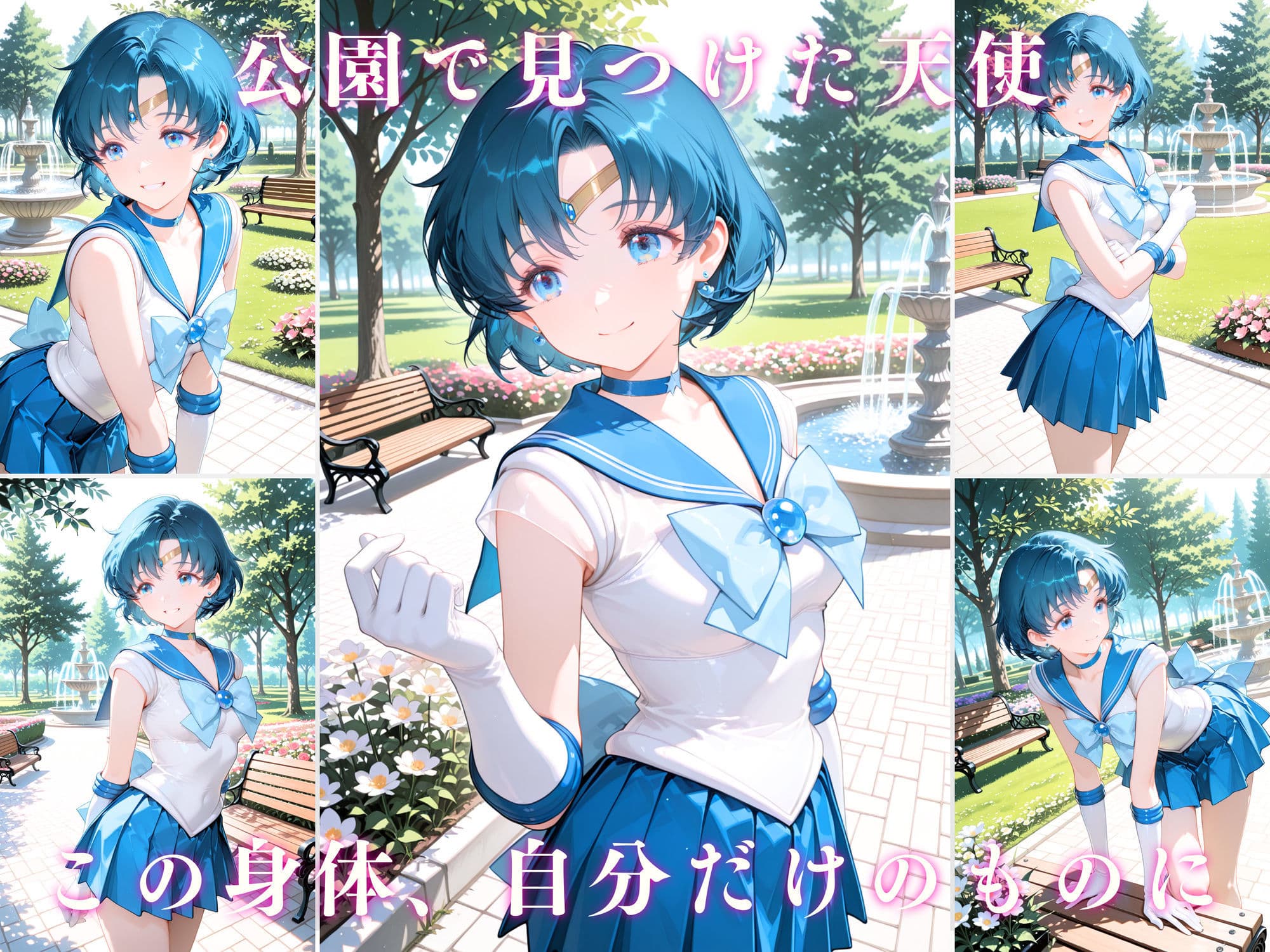 【4K動画付き】セーラーマ〇キュリー 催●支配:公園で見かけたカワイイあの子を犯したいー 4K高画質 美少女戦士セーラ〇ムーン 水野亜〇 サンプル1