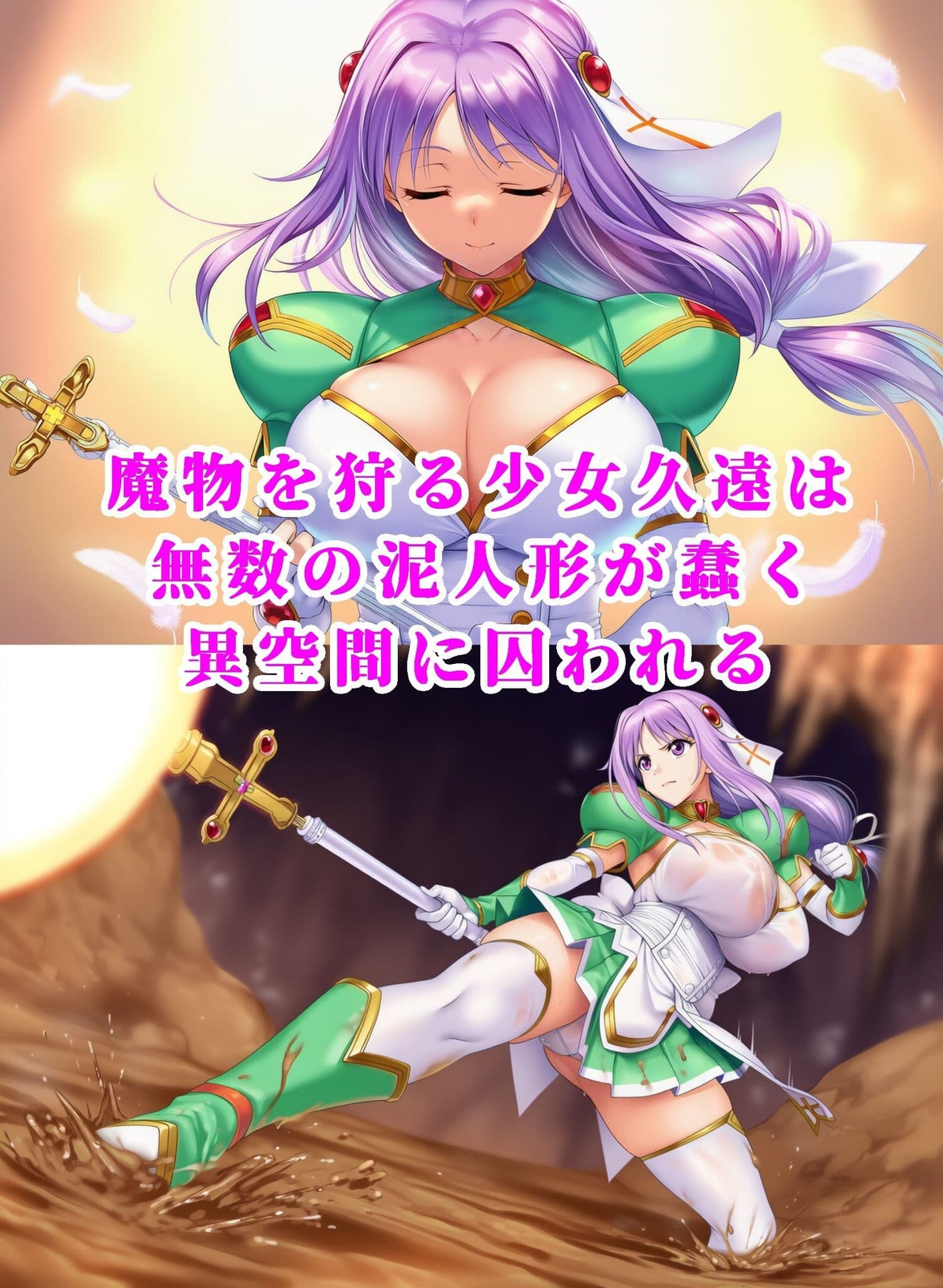 神聖天使クオンVS泥女 〜淫辱のマゾ調教・エナドレ泥石化〜 サンプル1