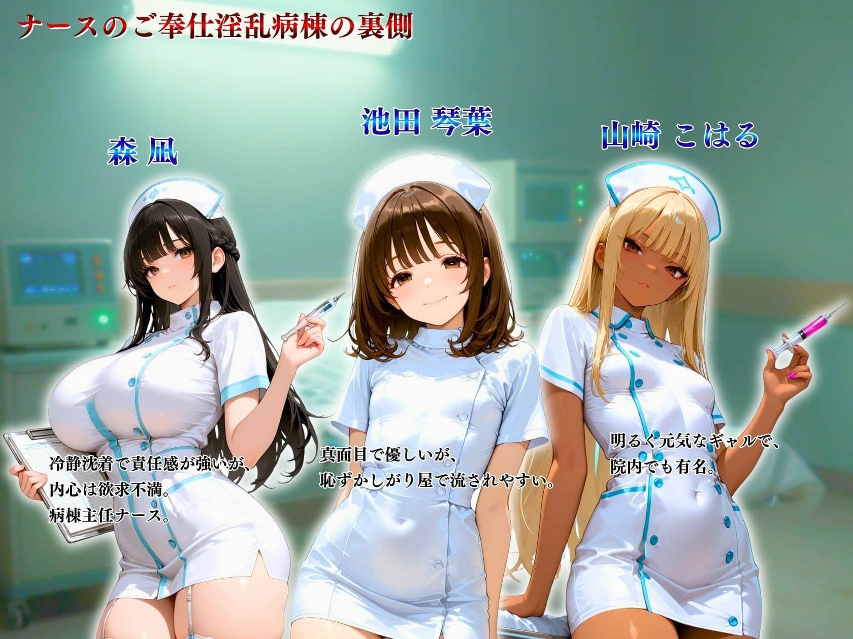ナースのご奉仕淫乱病棟の裏側「ナースコールで濡れちゃうの…」即ハメ応答快楽堕ち サンプル2