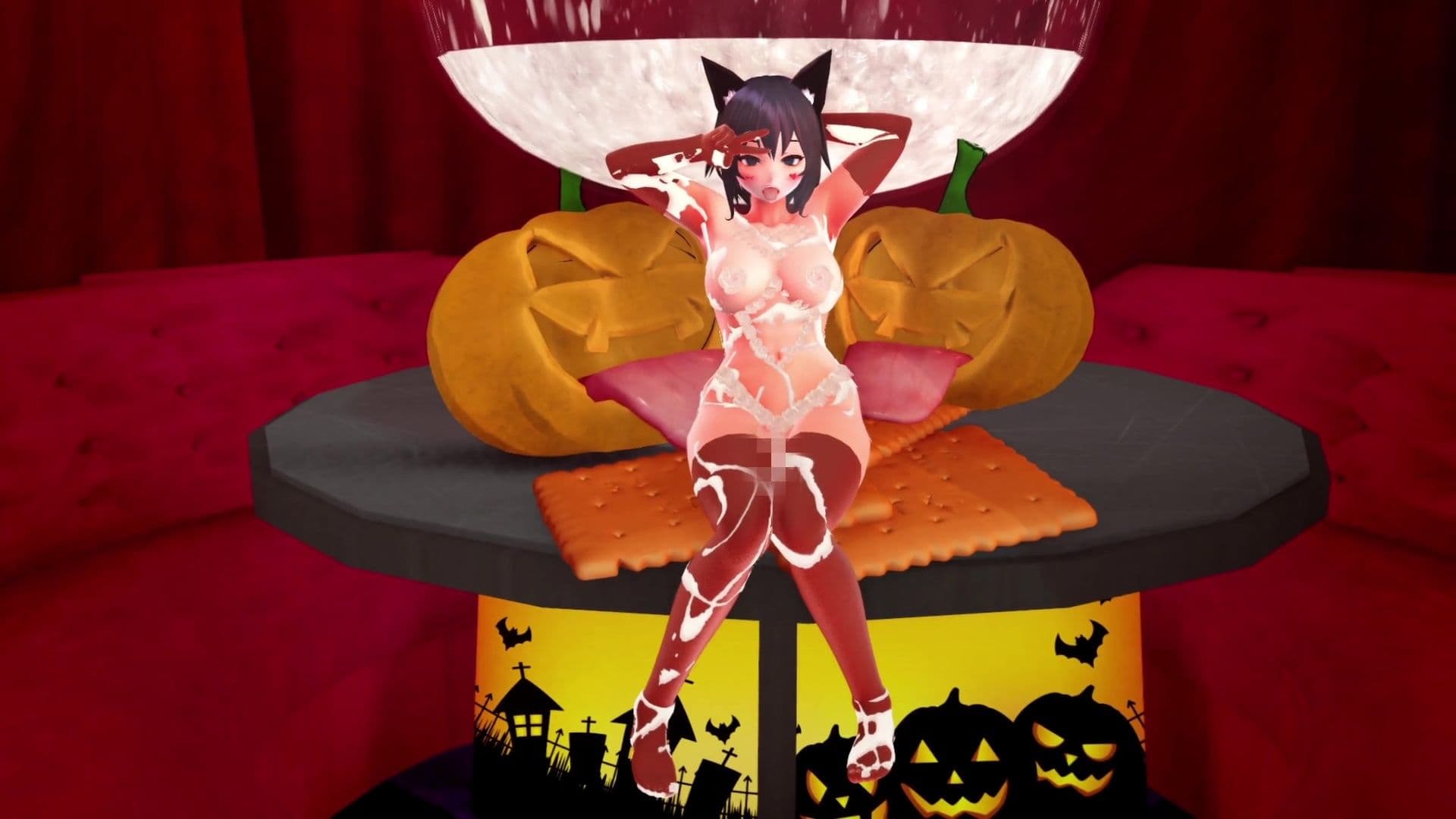 3D！大量ぶっかけ精液便女動画パック File.02 サンプル4