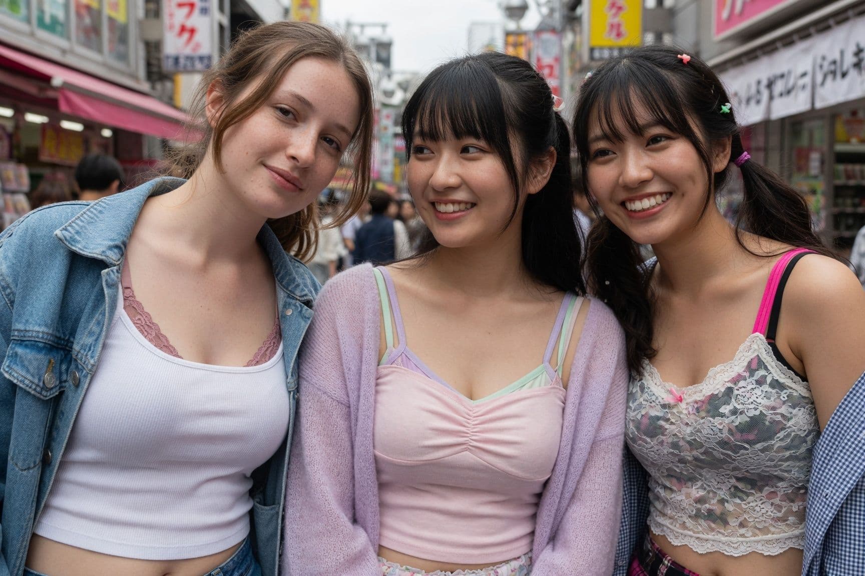 オカズにされるとも知れずに無邪気にストリートスナップに応じる巨乳原宿女子 サンプル3