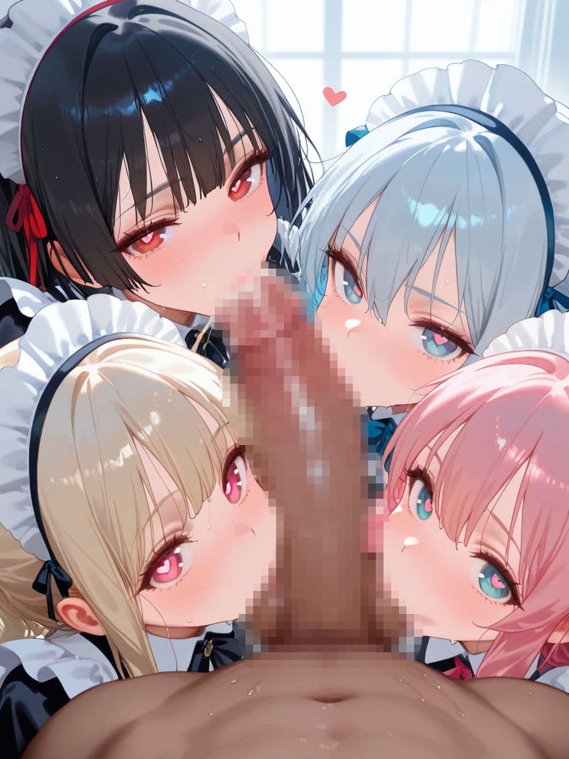 巨乳メイドとハーレムエッチ9 サンプル5