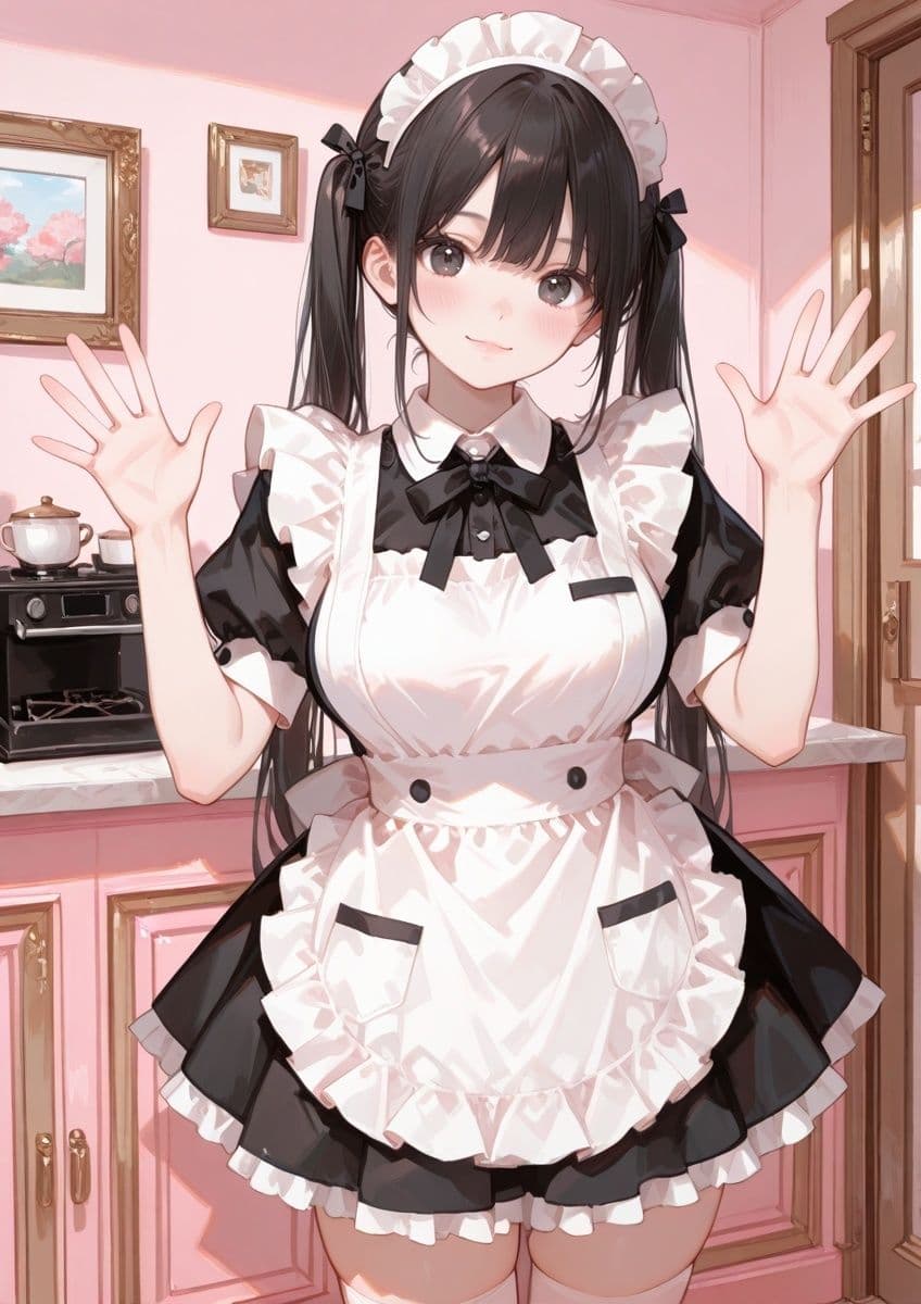 【4K120FPS】パパ活巨乳メイド〜閉店後のメイドカフェでご奉仕せっくす〜 サンプル7