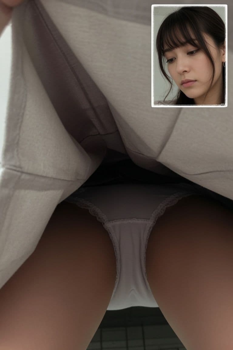 いろいろなお姉さんの逆さ撮り1 サンプル1