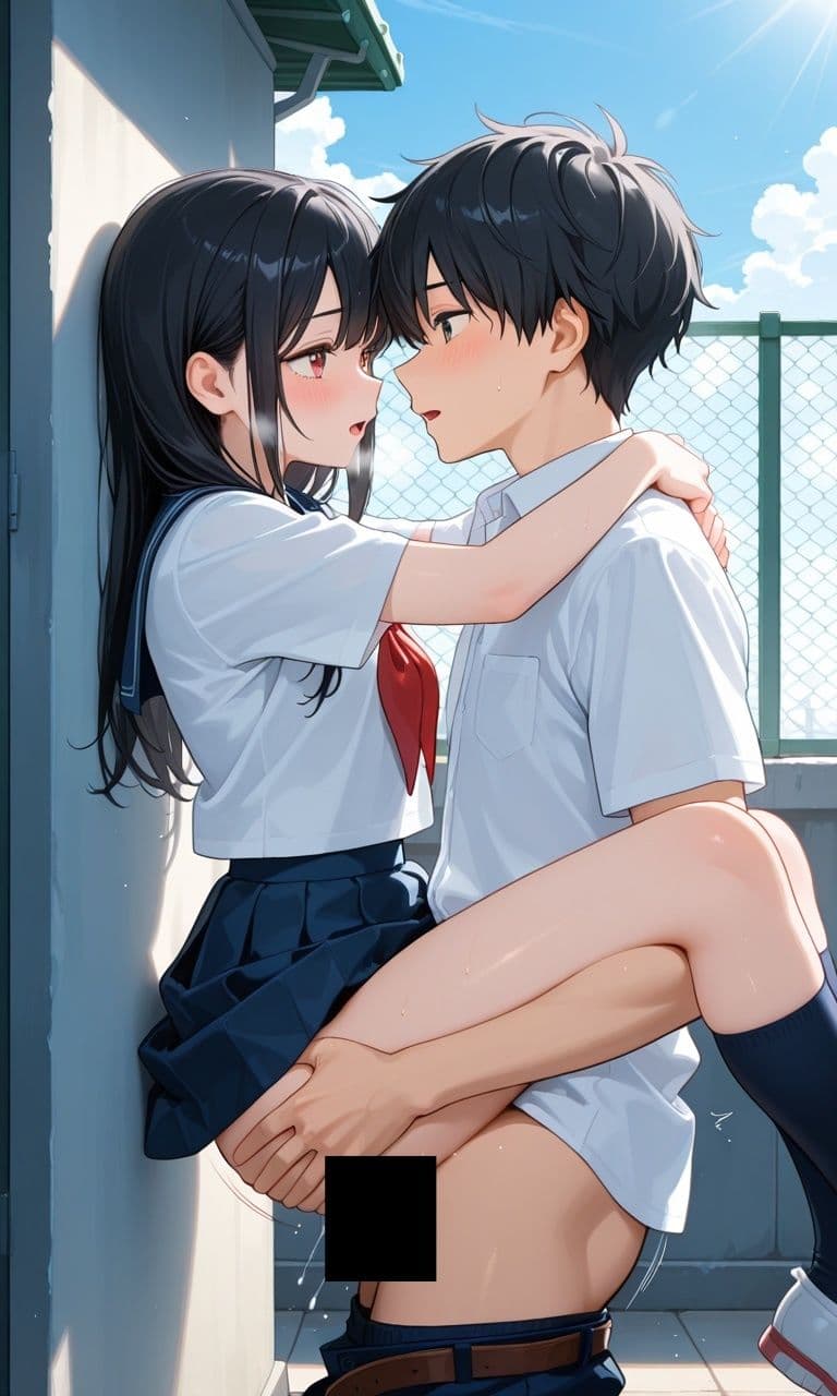 兄とヤってる妹は意外と多いらしい！？17学生服2 サンプル4