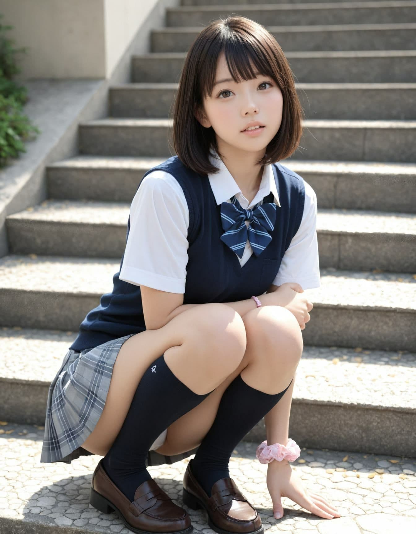 制服パンチラ サンプル1