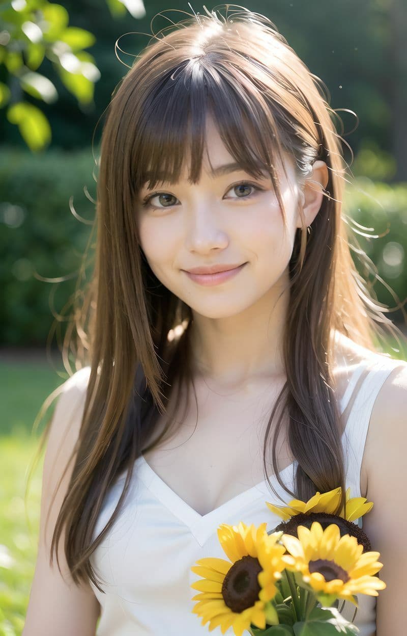 AI美少女写真集 Clothed YUKI-（5）〜透明感あふれる清楚さが輝く公園デート〜 サンプル7