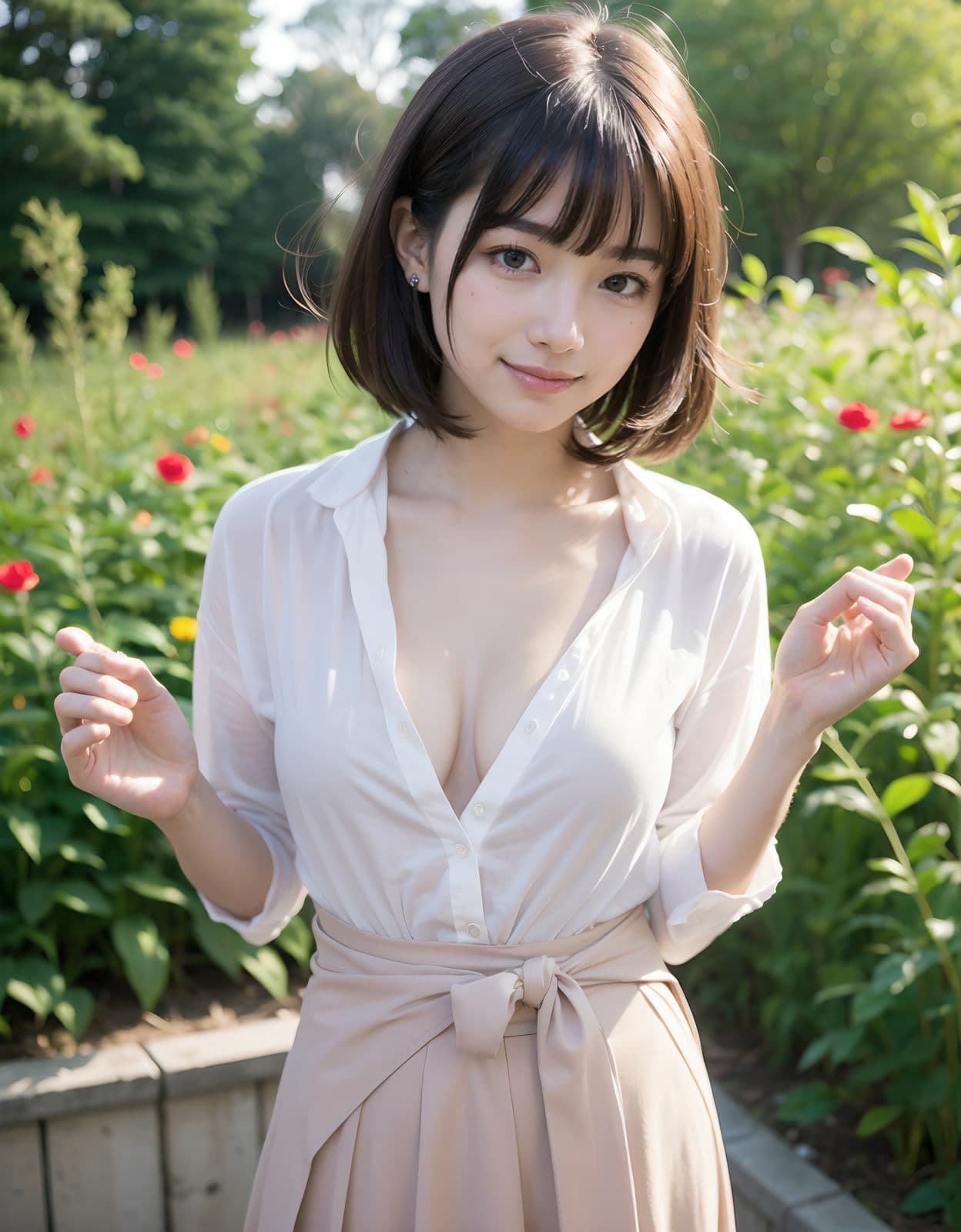 AI美少女写真集 Clothed YUKI-（5）〜透明感あふれる清楚さが輝く公園デート〜 サンプル10
