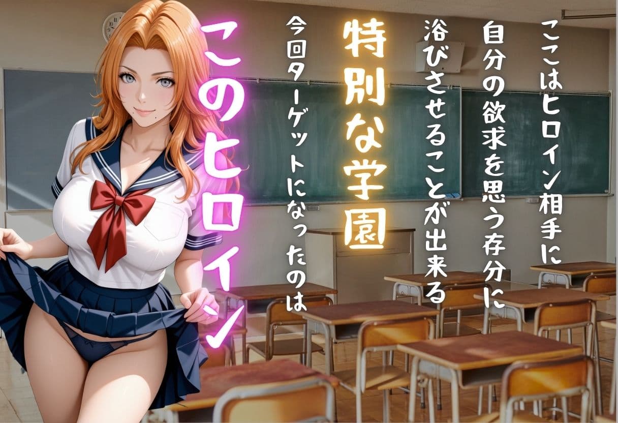 【学園ヒロイン〜俺たちの肉便器】〜ブリ◯チ〜松本  ◯菊編〜 サンプル1
