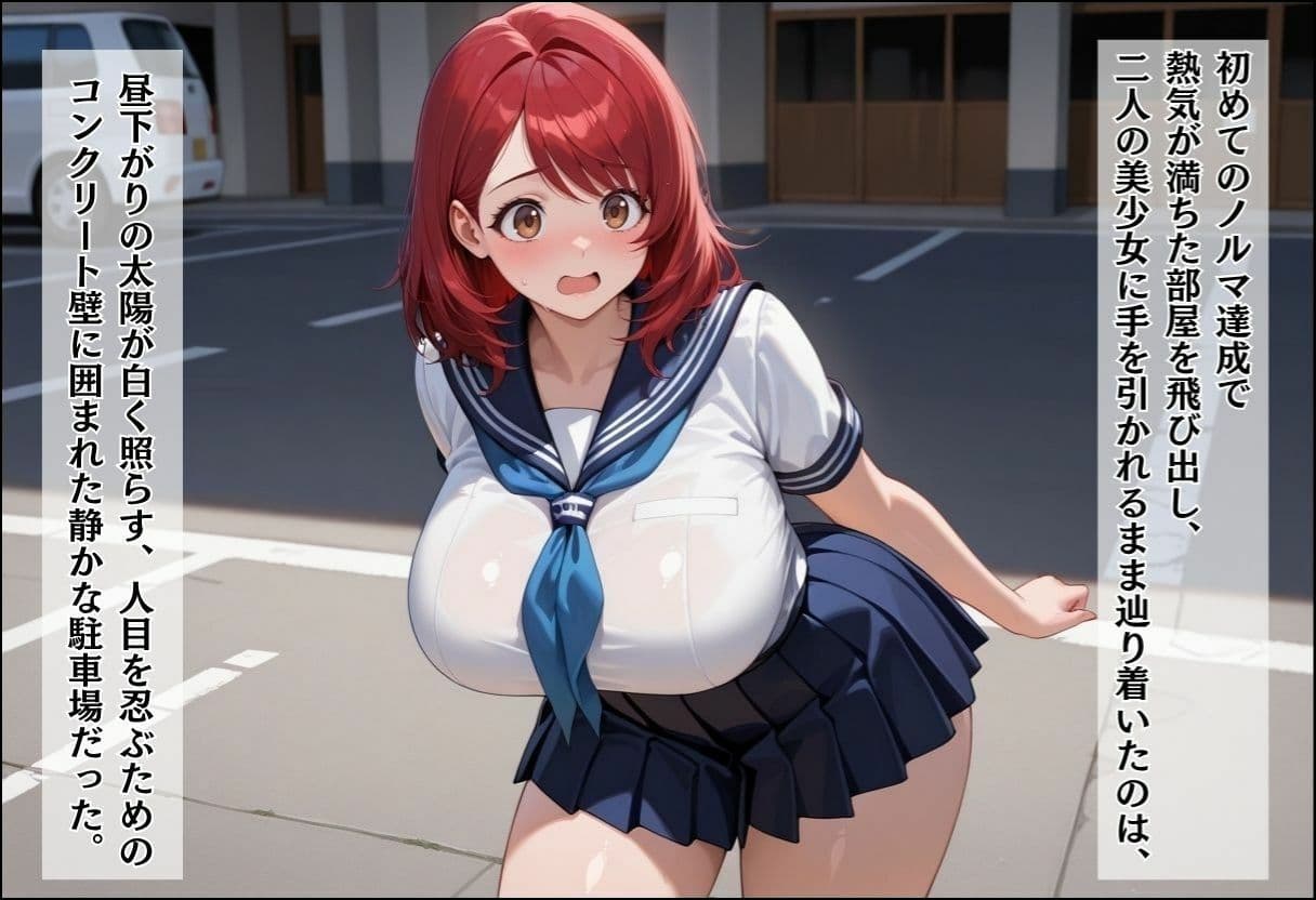 中出ししないと追い出される物件に引っ越した話〜メス堕ち種付け制服JKコンビ編〜 サンプル8