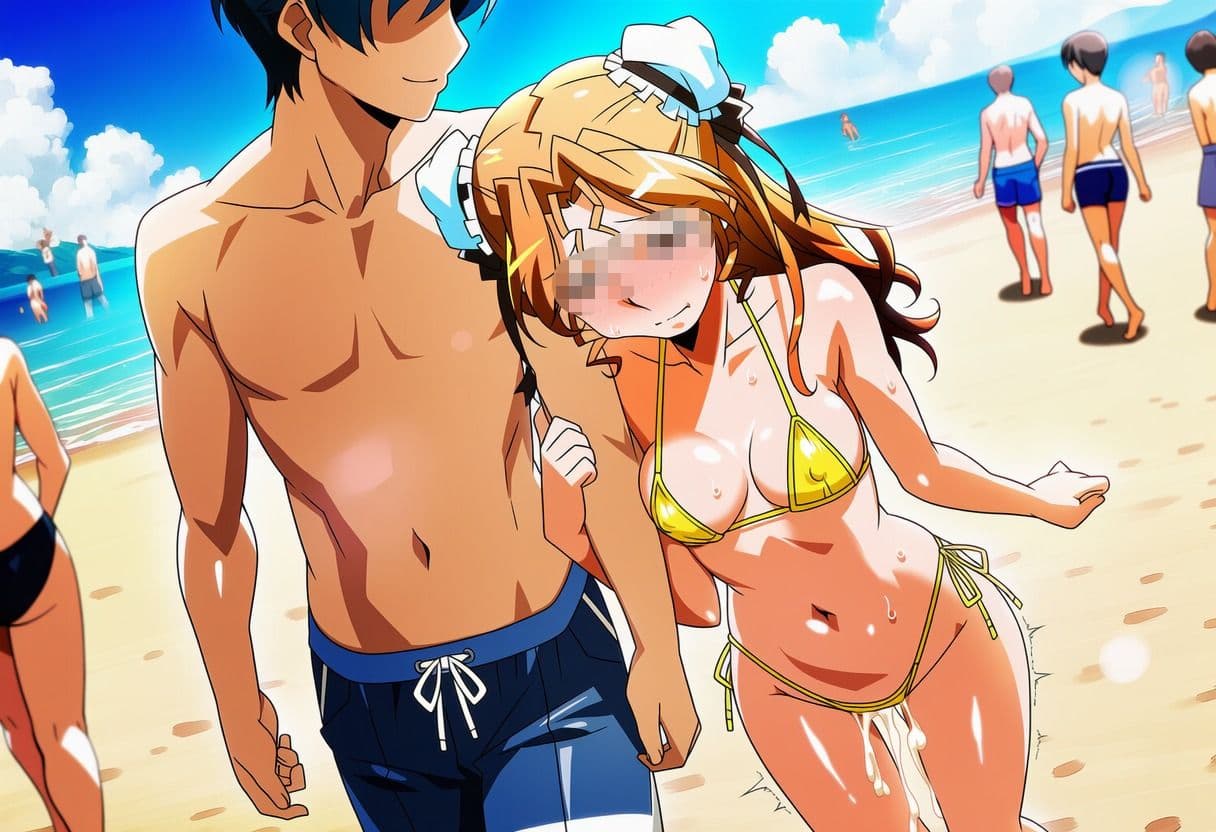 真夏のビーチで遊ぼう（早〇晶  お団子編） サンプル10