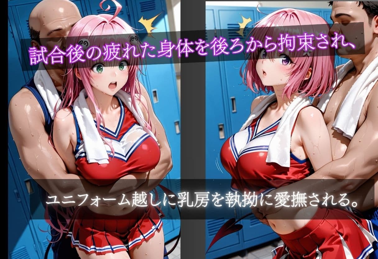 汗と涙にまみれたチアガール部室レ●プ 〜試合終了直後の惨劇〜 サンプル3