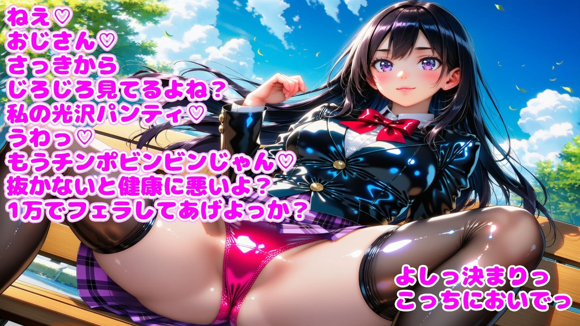 欲しがりビッチJKのおねだり援交 サンプル3