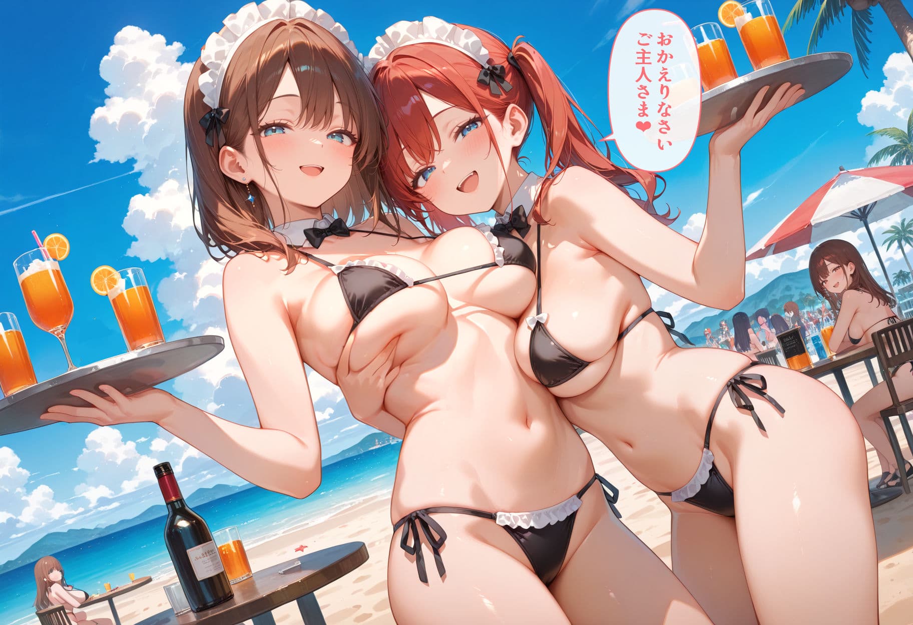 イキまくりメイド2 リゾートメイド編 HoneyJunction33 ★セリフ・あえぎ声付き★ サンプル1