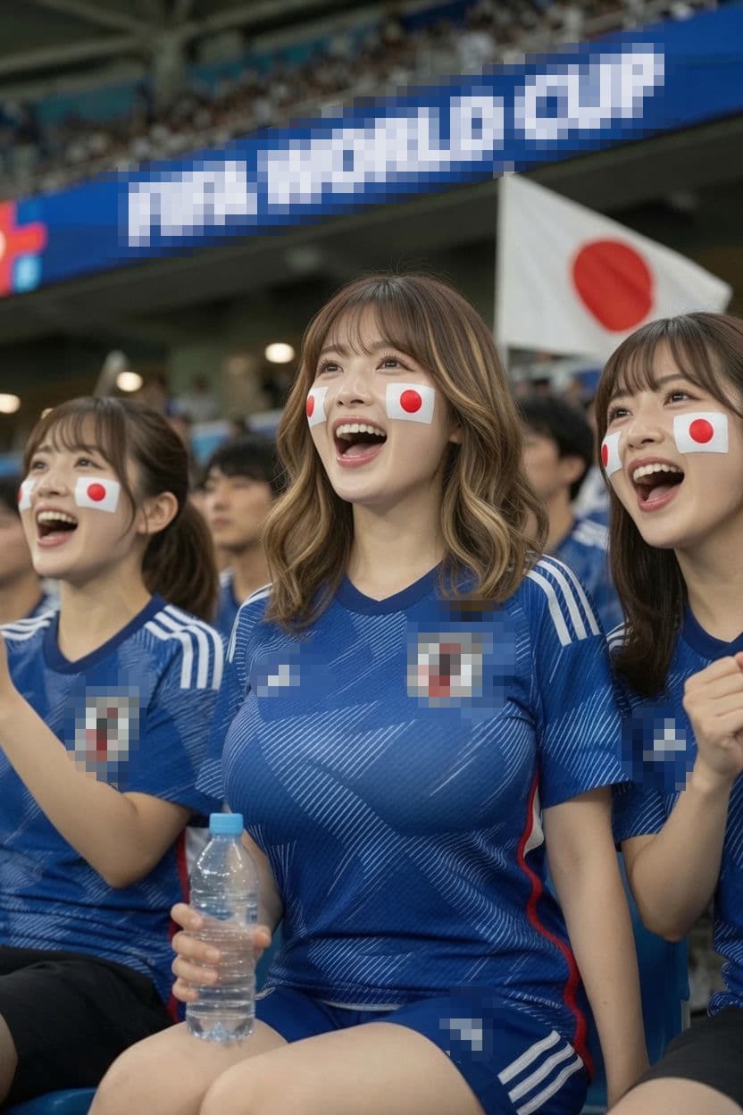 熱狂の青きスタジアム〜サムライ・ブルーを愛で包む彼女たち〜 サンプル2
