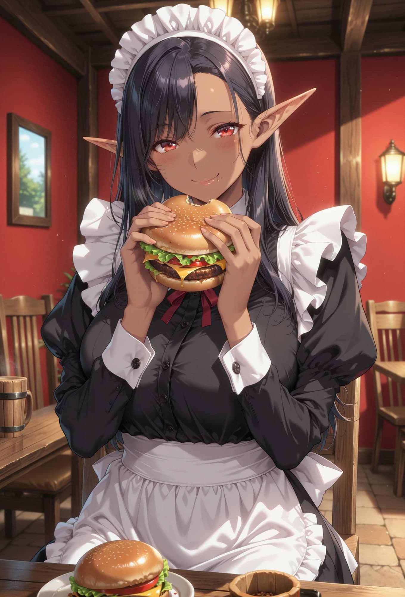 エルフのメイドさんの誘惑7 サンプル1