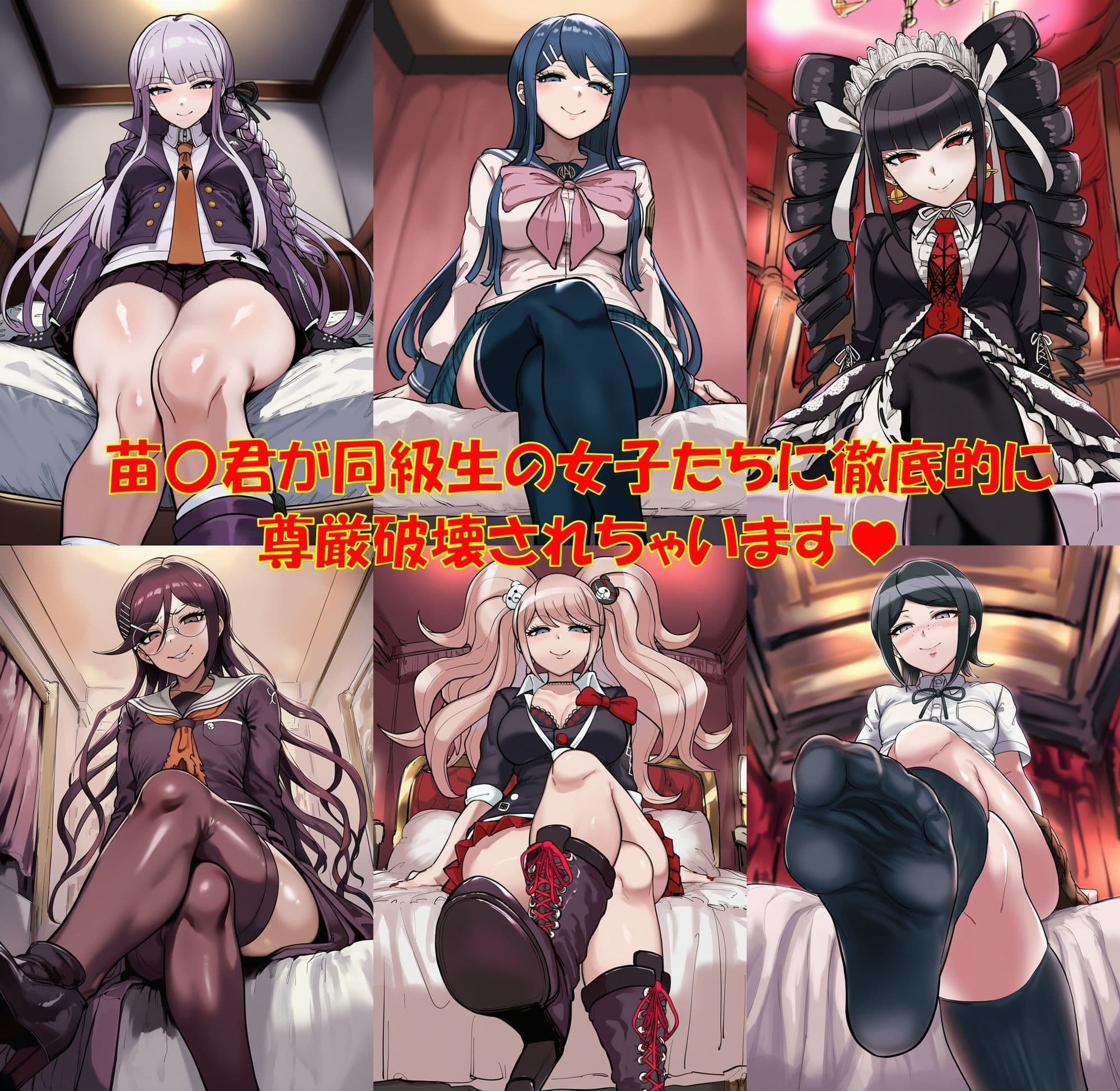 【ハードマゾ向け】同級生の女子にペニバンで徹底的に尊厳破壊されちゃうCG集 サンプル1