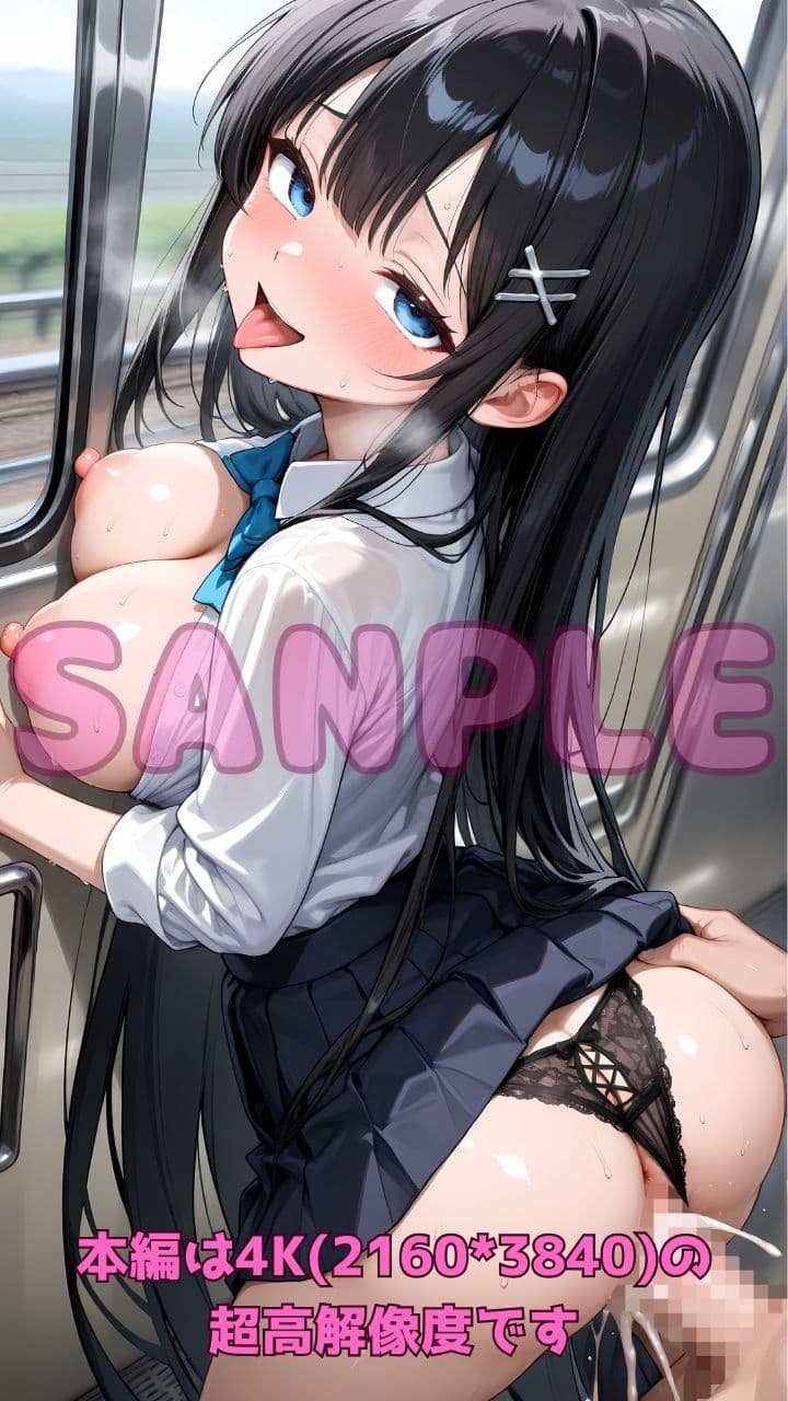 逆痴●列車 〜女子校生痴女のお尻擦りつけ誘惑＋立ちバック＆騎乗位2〜 サンプル8
