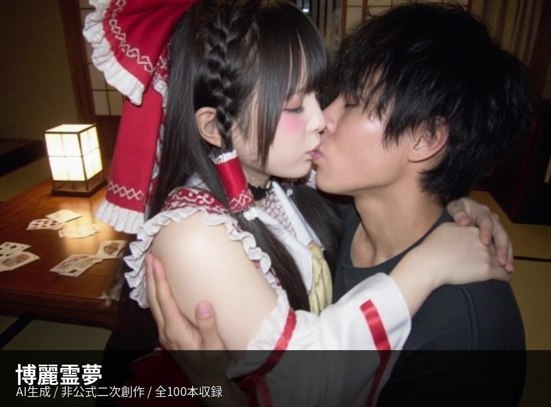 【AI生成】東方Project二次創作 濃厚キス動画集 10キャラ 100本収録 サンプル2