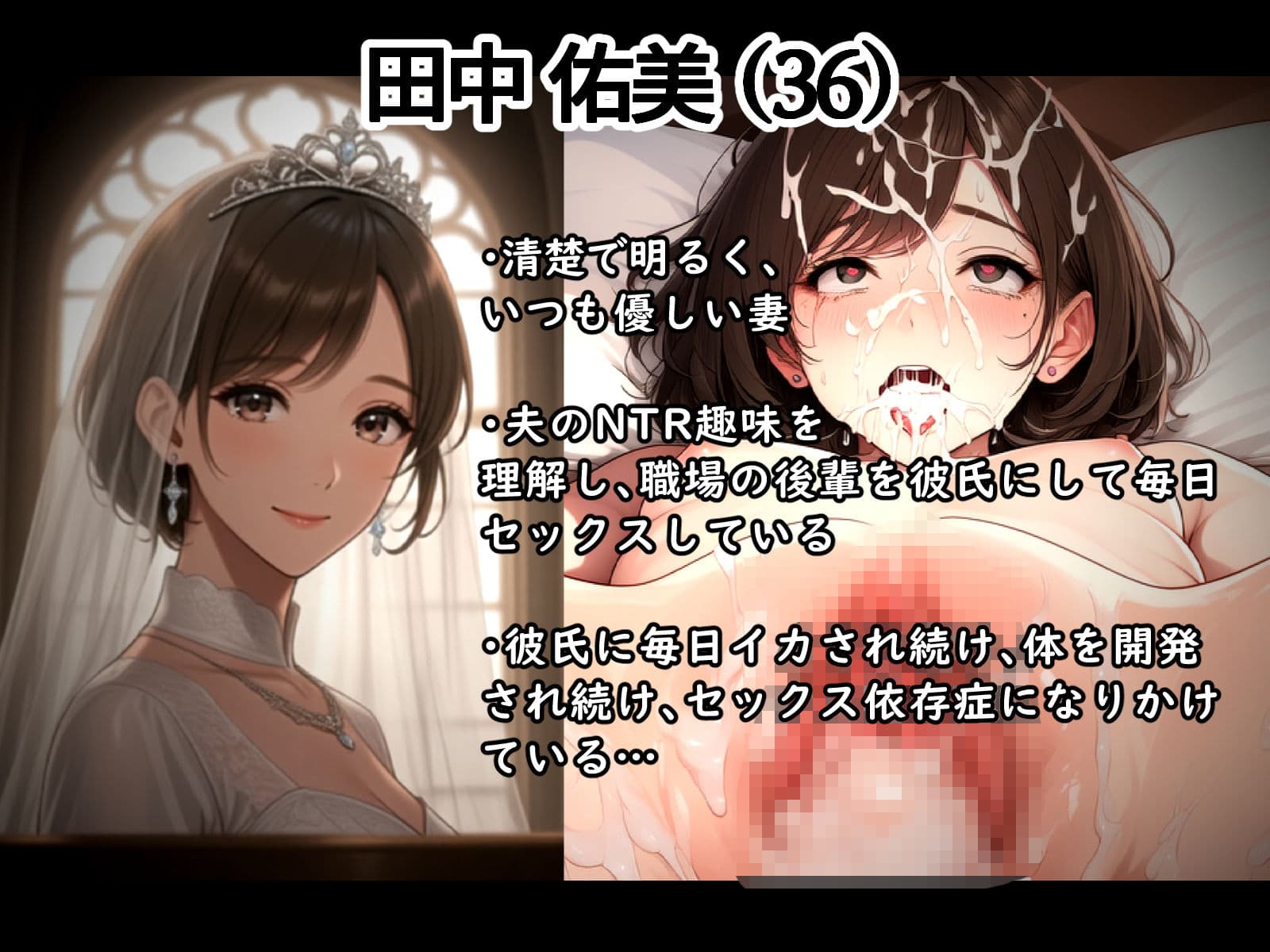 妻のネトラセ報告動画【妻が他人棒の肉便器になるまで】（田中佑美） サンプル1