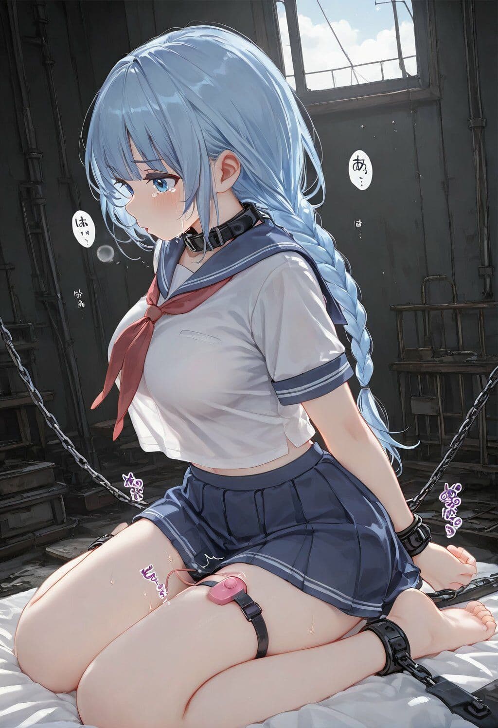 JK触手・スライム・拘束・痴● CG集18 サンプル6