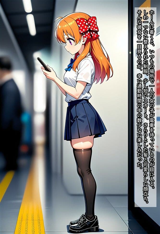 千代ちゃんを盗撮したり痴○したりする話 サンプル1