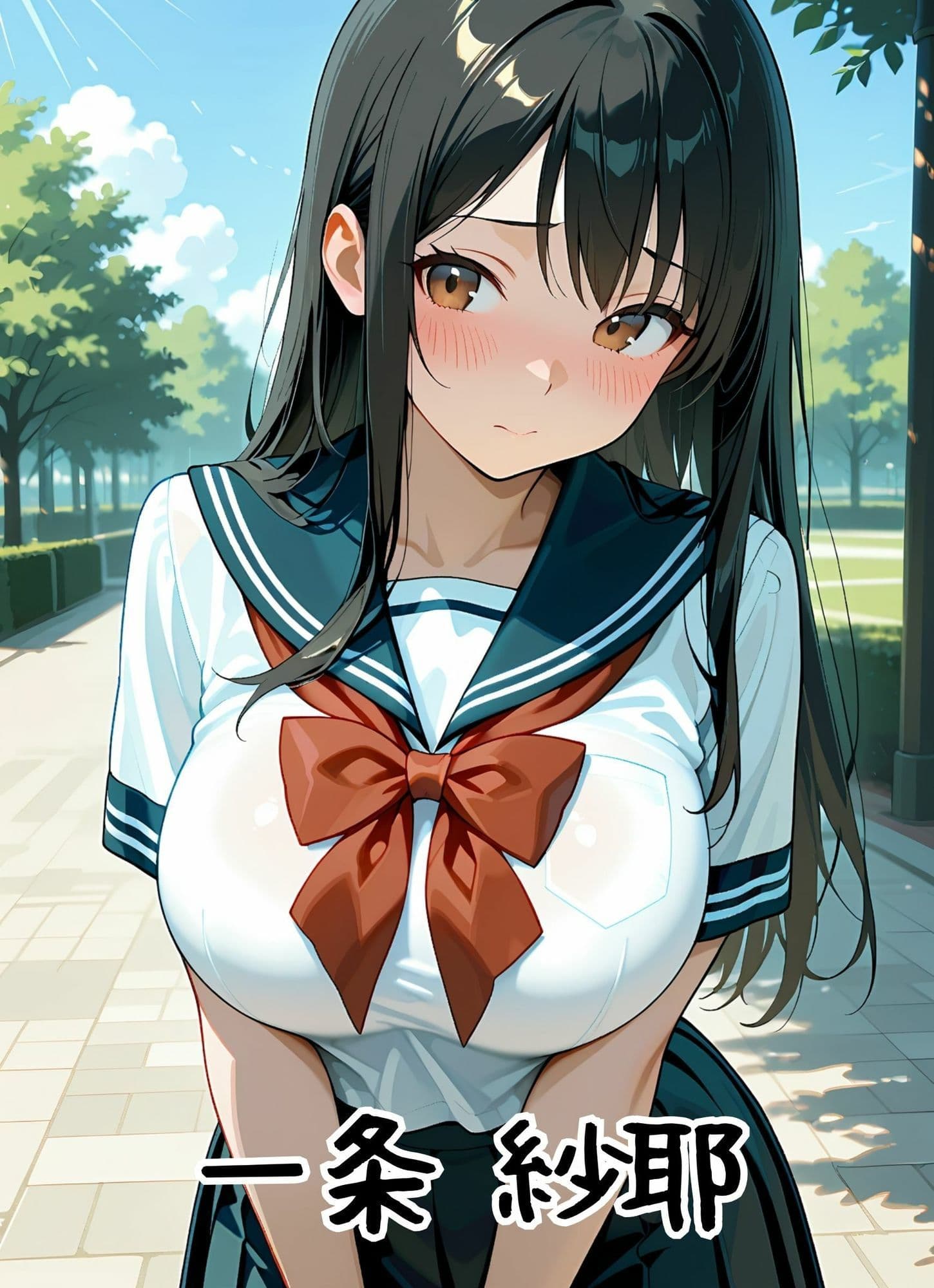 セーラー服とブラジャー＆パンティー2 サンプル4