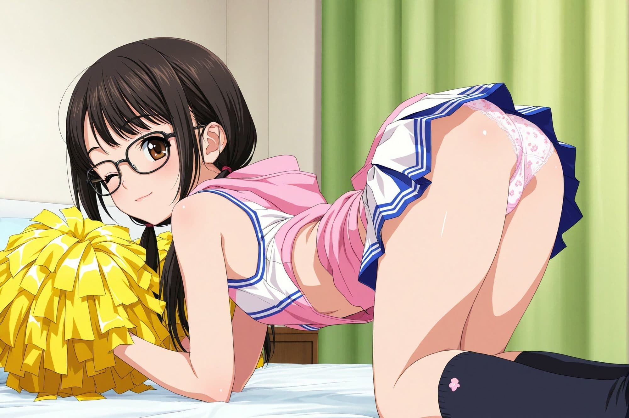 生パンチアガールの四つん這いパンチラ  Vol.3 サンプル4