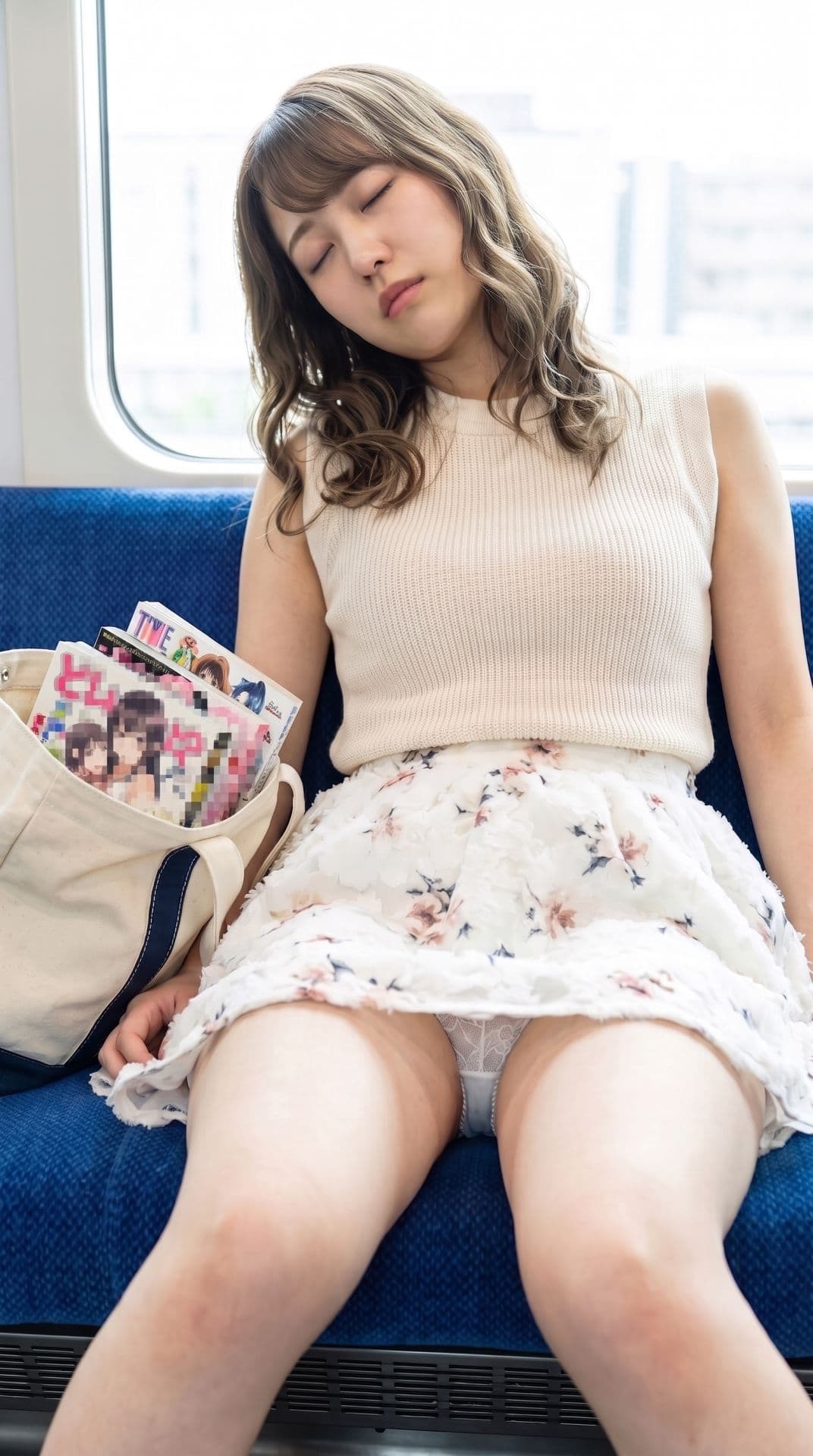 同人イベントの無防備すぎる座りパンチラ盗撮特大号・視線誘導で楽しむ16のラッキーストーリー サンプル8