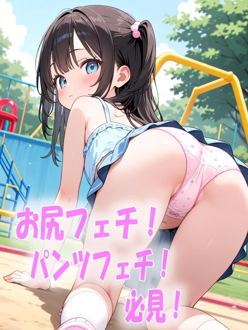 公園でメス〇キを観察してたらパラダイスだったイラスト300枚 サンプル2