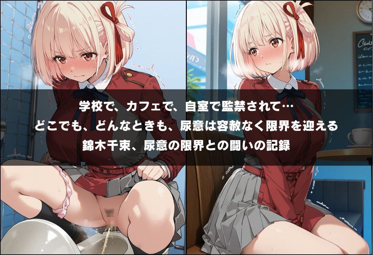尿意の限界 リコリコおもらし 錦木千束 サンプル1