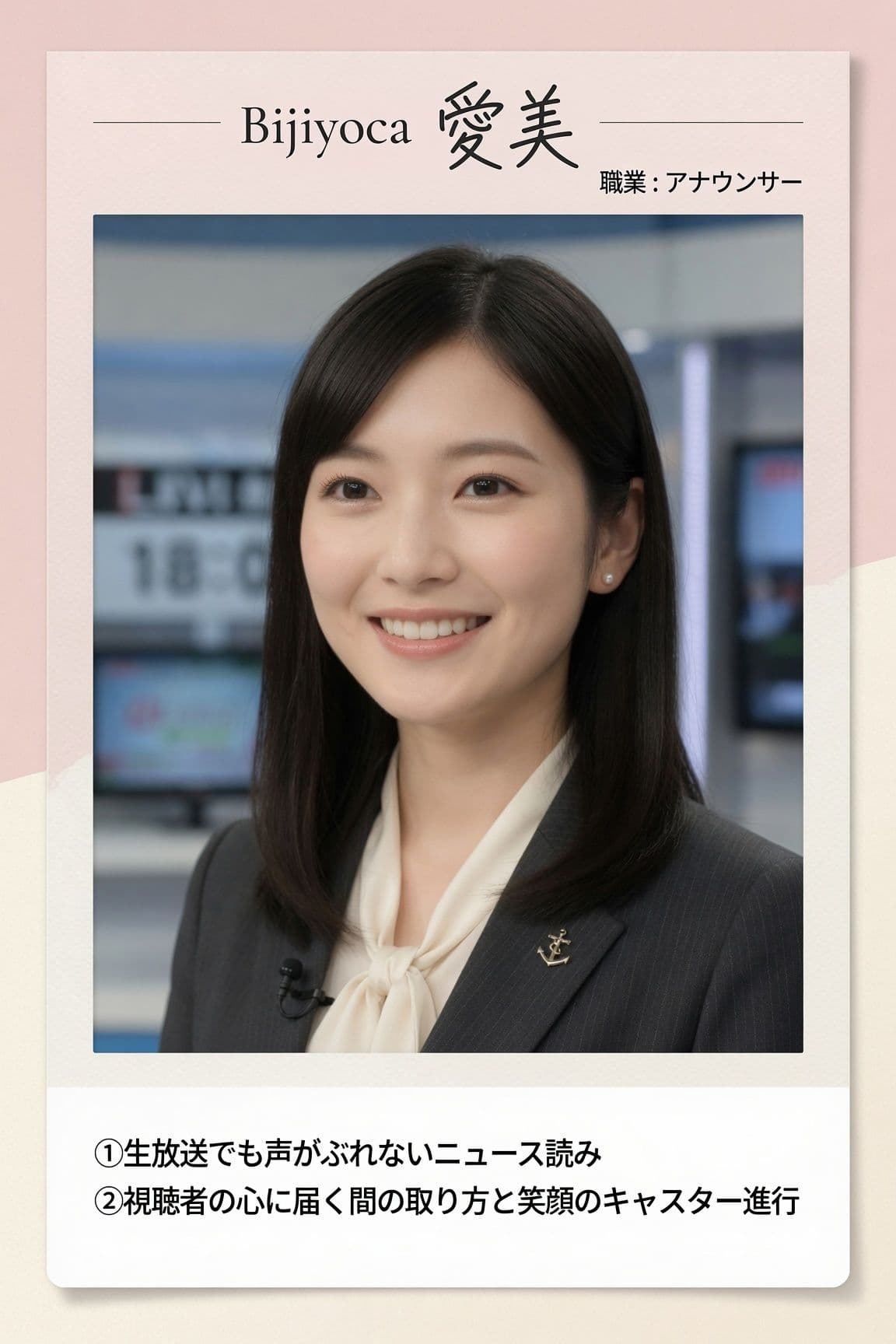 私のお仕事図鑑_アナウンサー新居愛美 サンプル1