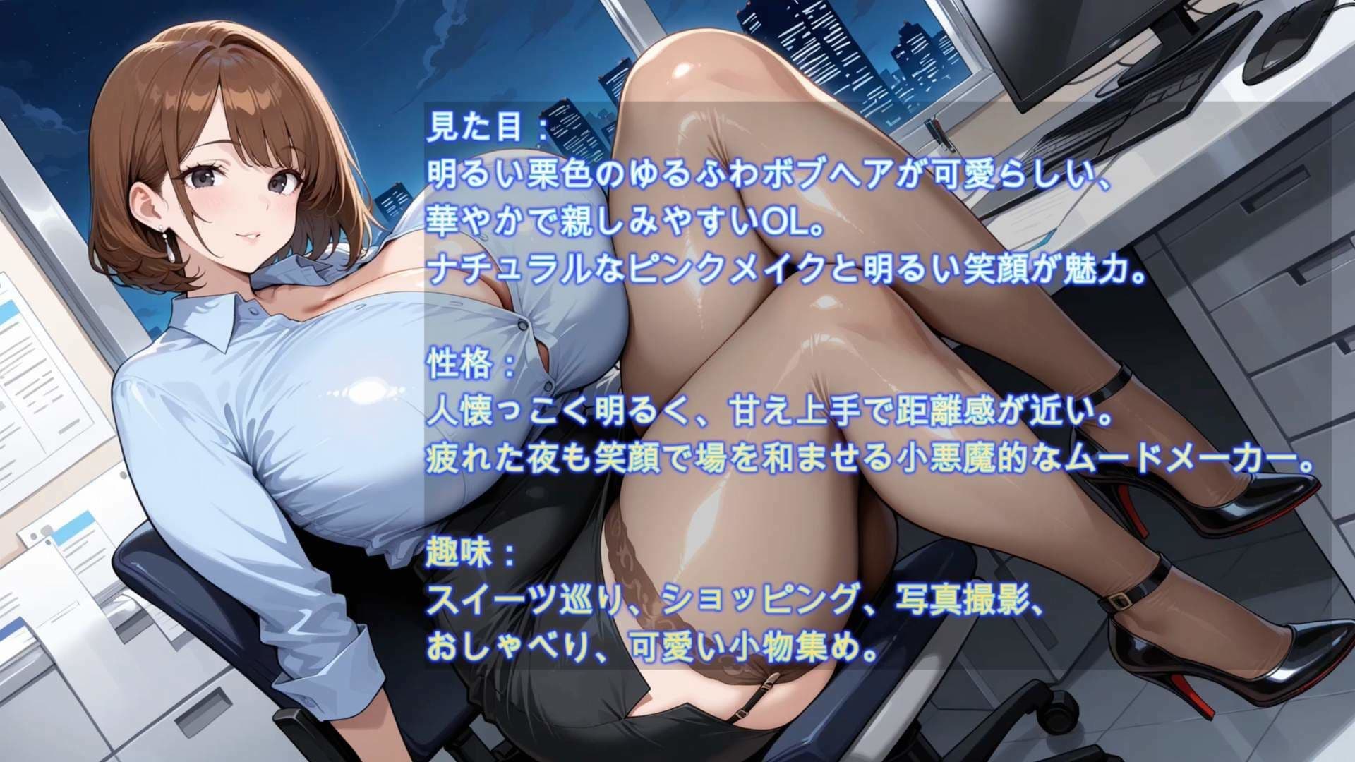 終電後の禁断オフィス 〜爆乳OLたちの残業密会〜 サンプル6