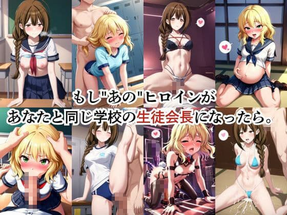 生徒会長も種付けプレスには逆らえません！【桑○千雪＆櫻○桃華編】 サンプル1