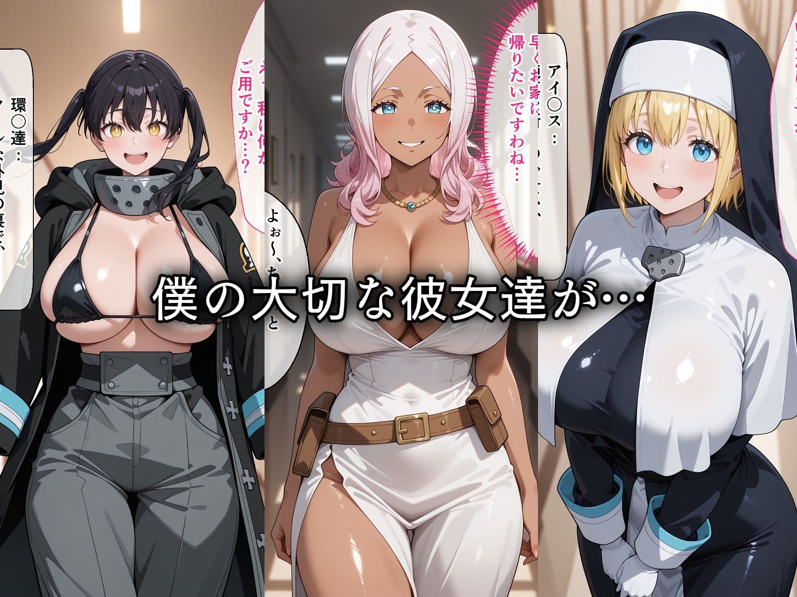 寝取られた巨乳消防隊たち〜催〇アプリで種付け完了 サンプル1