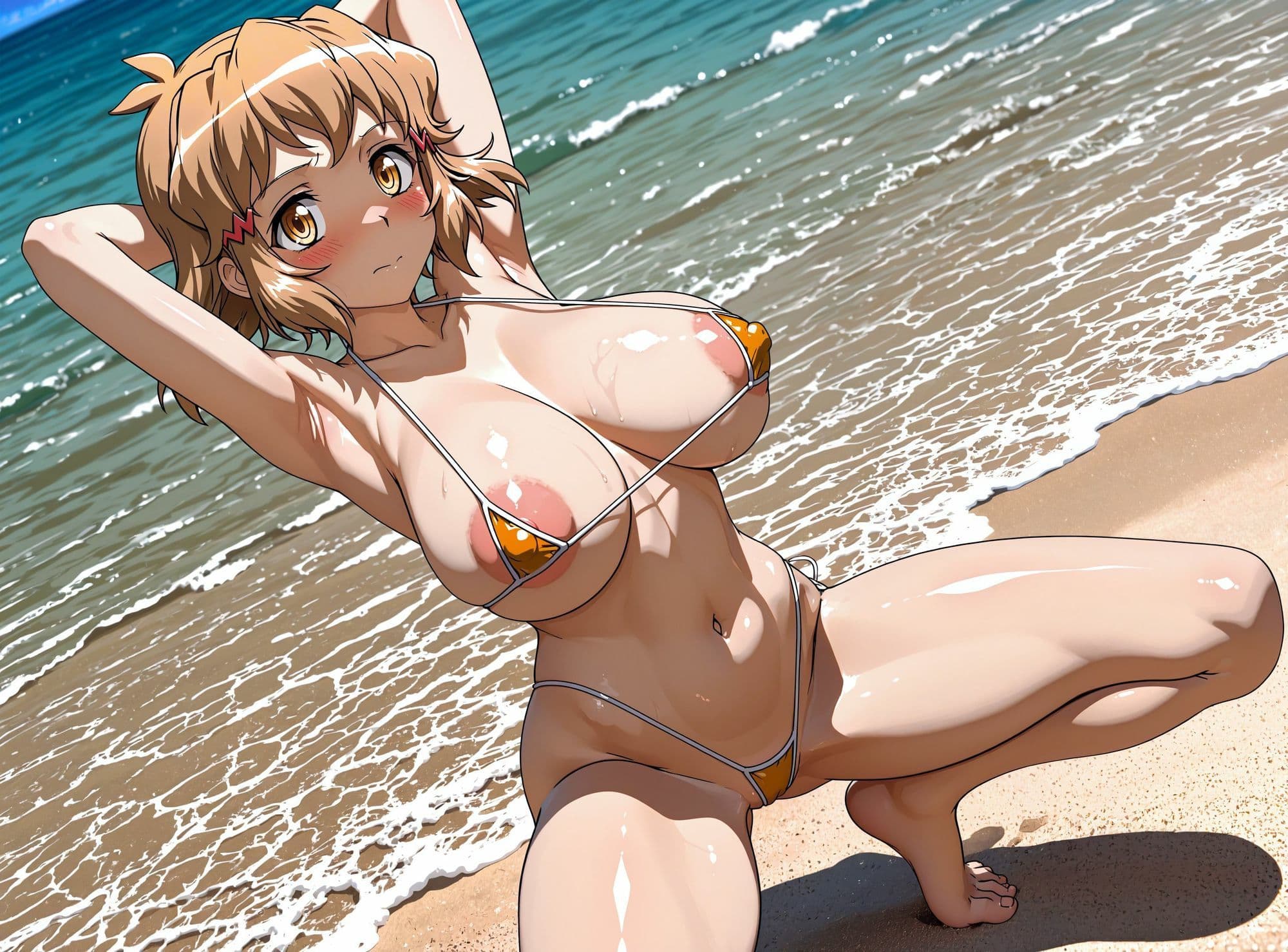 戦姫絶唱！S.O.N.G.マイクロビキニ部 HIBIKI編2 サンプル4